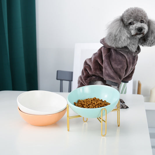 Uphöjd Matskål med Ställning för Hund och Katt – Justerbar Höjd för Perfekt Komfort