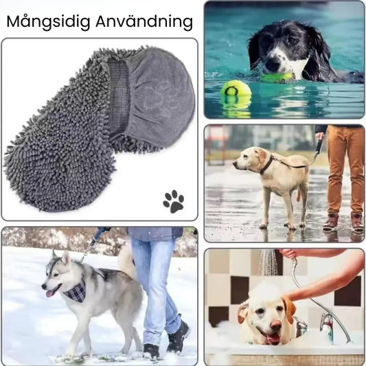 Snabbtorkande handduk – mjuk & superabsorberande med smarta handfack