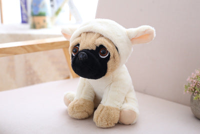 Plyschhund i Hoodie – Söt Plyschfigur för Hundvänner - 9 Varianter