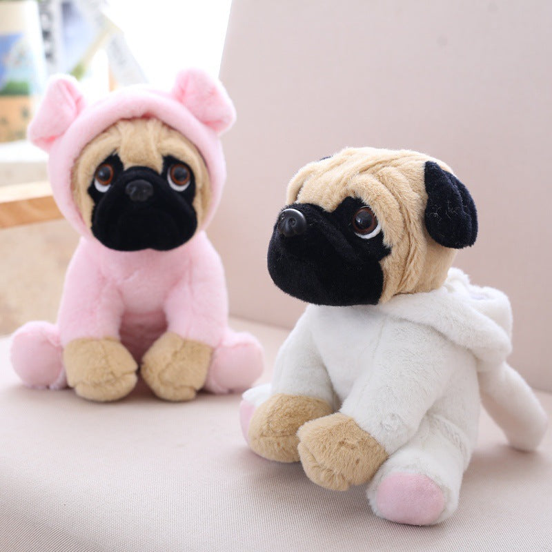 Plyschhund i Hoodie – Söt Plyschfigur för Hundvänner - 9 Varianter