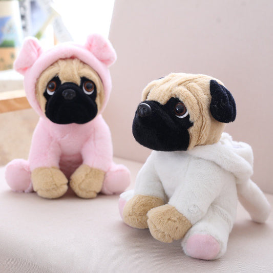 Plyschhund i Hoodie – Söt Plyschfigur för Hundvänner - 9 Varianter