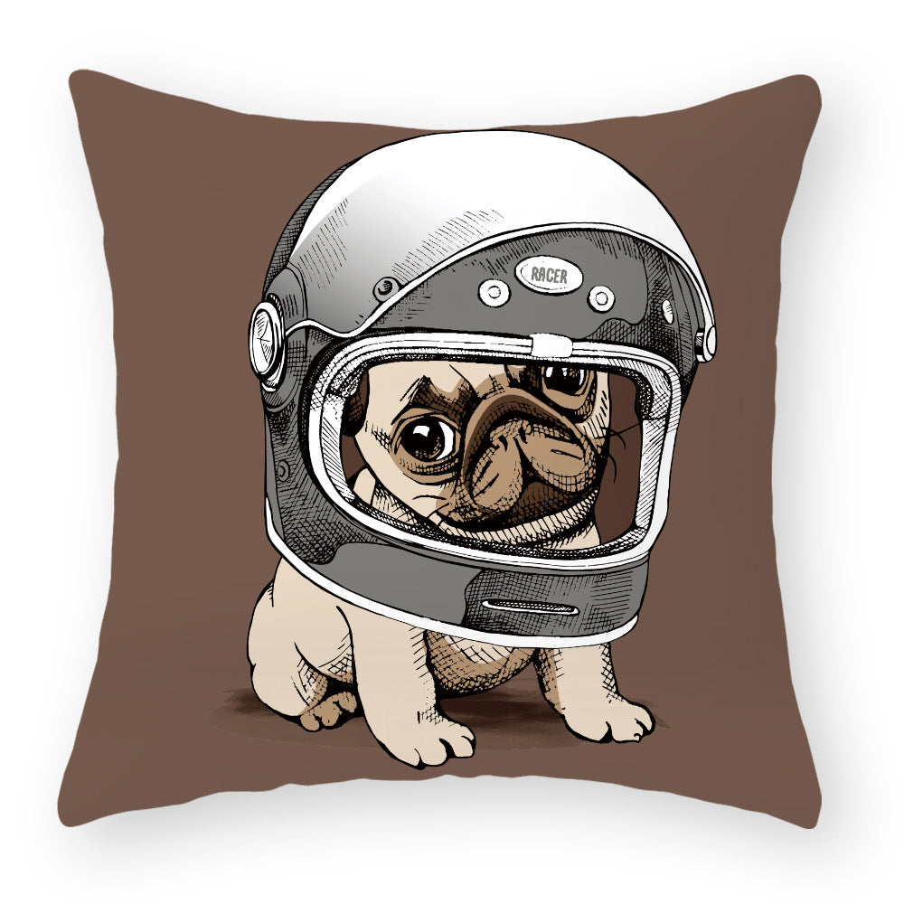 Kuddfodral med Hundmotiv – Söt och Mysig Present för Hundälskare | 45x45 cm