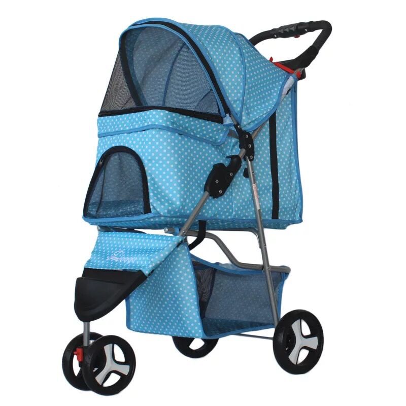 Pet Buggy – Lätt ihopfällbar husdjursvagn för resa och promenad