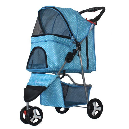 Pet Buggy – Lätt ihopfällbar husdjursvagn för resa och promenad