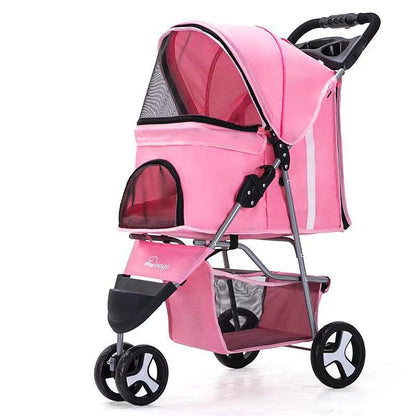 Pet Buggy – Lätt ihopfällbar husdjursvagn för resa och promenad
