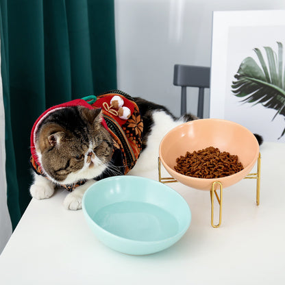 Uphöjd Matskål med Ställning för Hund och Katt – Justerbar Höjd för Perfekt Komfort