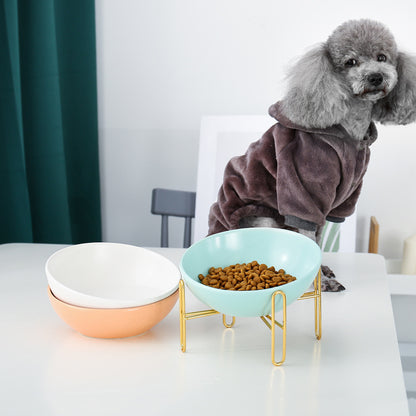 Uphöjd Matskål med Ställning för Hund och Katt – Justerbar Höjd för Perfekt Komfort