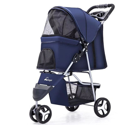 Pet Buggy – Lätt ihopfällbar husdjursvagn för resa och promenad