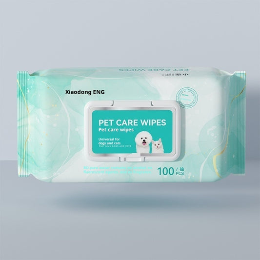 CleanPaws™ – Rengöringsservetter för Hund & Katt (Ögon eller Hud)