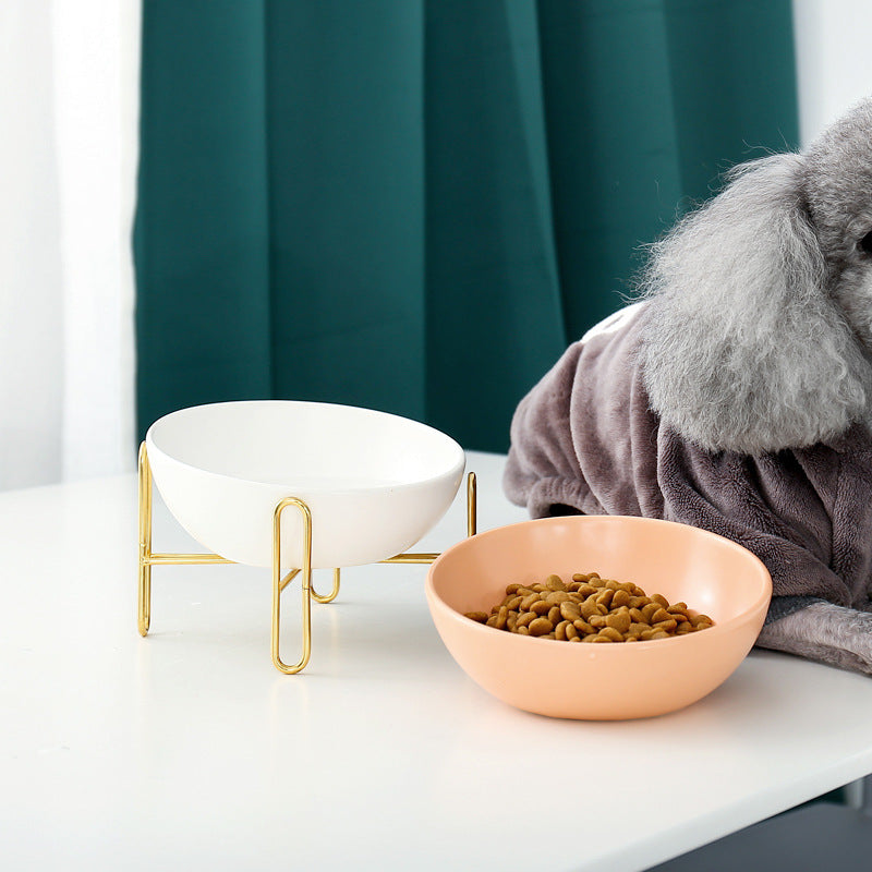 Uphöjd Matskål med Ställning för Hund och Katt – Justerbar Höjd för Perfekt Komfort