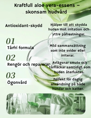 CleanPaws™ – Rengöringsservetter för Hund & Katt (Ögon eller Hud)