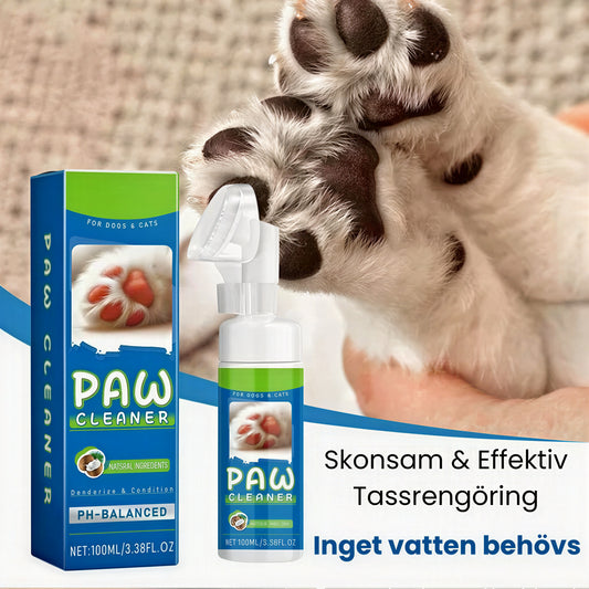 PawFoam – Enkelt vårdande tassrengöring med skum och borste