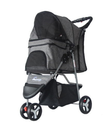 Pet Buggy – Lätt ihopfällbar husdjursvagn för resa och promenad