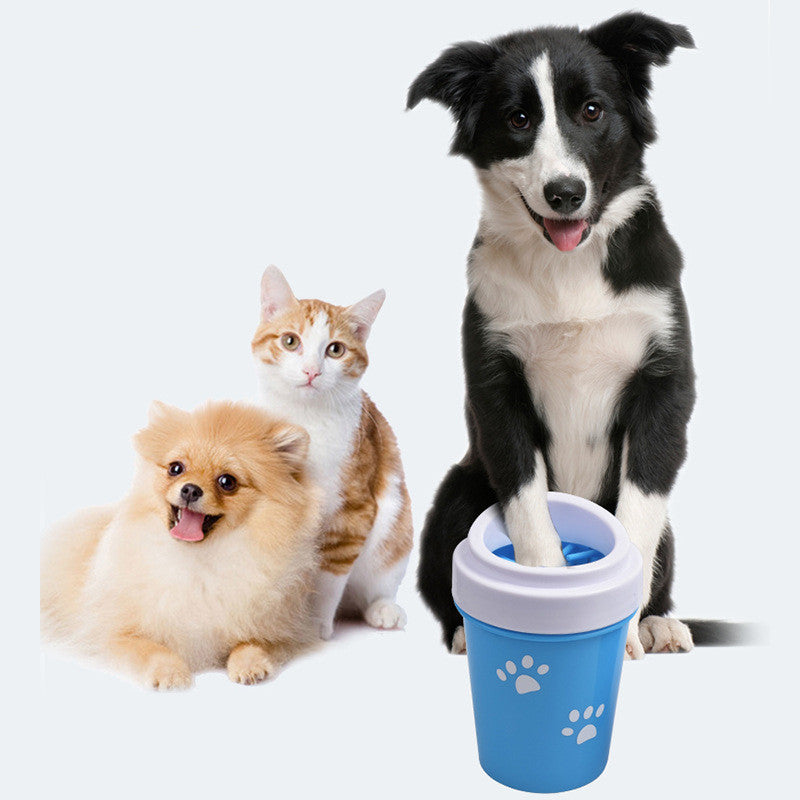 Tassrengörare med silikonborstar – Enkel och effektiv hundtassvätt