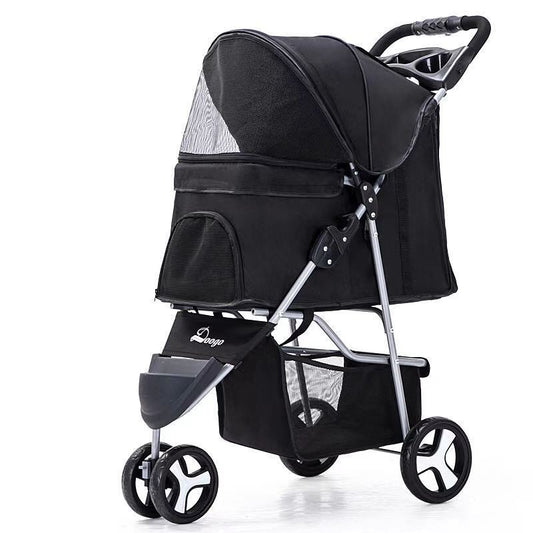 Pet Buggy – Lätt ihopfällbar husdjursvagn för resa och promenad