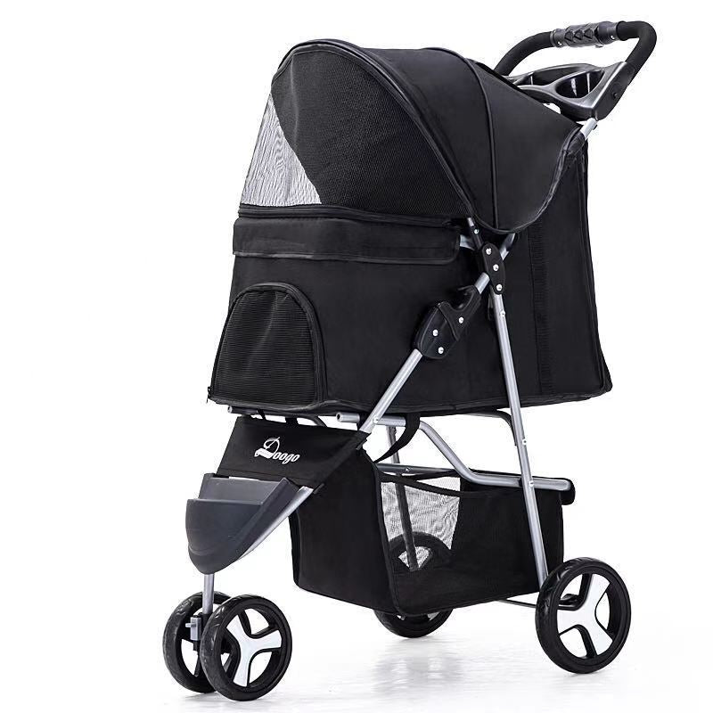 Pet Buggy – Lätt ihopfällbar husdjursvagn för resa och promenad