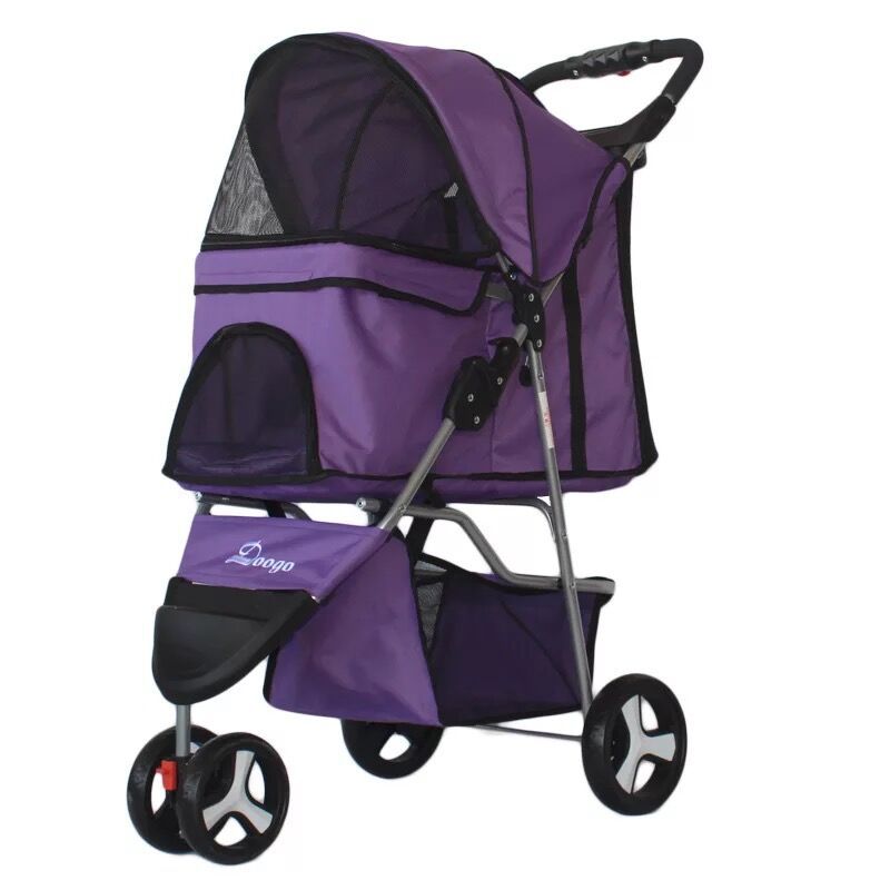 Pet Buggy – Lätt ihopfällbar husdjursvagn för resa och promenad