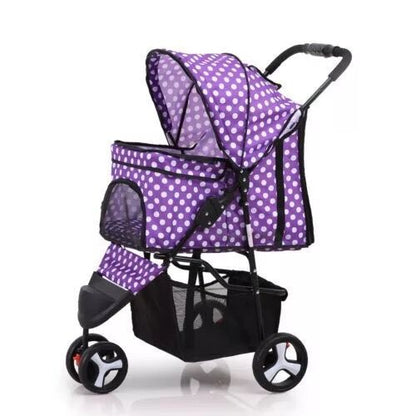 Pet Buggy – Lätt ihopfällbar husdjursvagn för resa och promenad